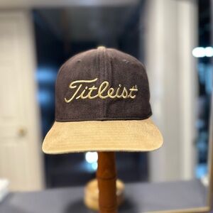 Titleist Dark Brown and Tan Hat